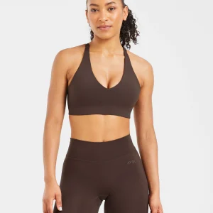 Staple Sports Bra - Coffee Brun