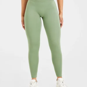 Staple Leggings - Olive Vert