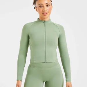 Staple Zip Jacket - Olive Vert