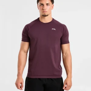 Ascend Seamless T Shirt - Deep Plum