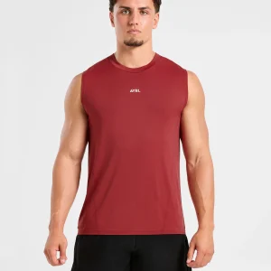 Attain Seamless Vest - Maroon Rouge