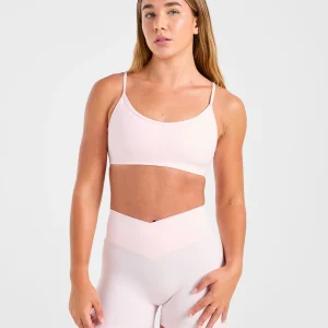 Sculpt Wrap Sports Bra - Iced Rose