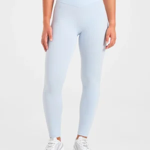 Sculpt Wrap Leggings - Iced Bleu