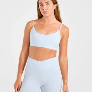 Sculpt Wrap Sports Bra - Iced Bleu