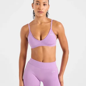 Adapt Seamless Strappy Sports Bra - Spring Lilac