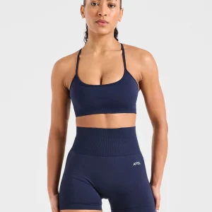 Empower Seamless Sports Bra - Navy