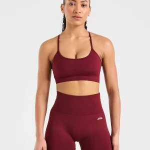 Empower Seamless Sports Bra - Rouge Wine