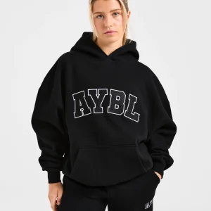 Varsity 2.0 Oversized Hoodie - Noir