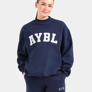 Varsity 2.0 Oversized Sweatshirt - Navy