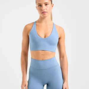 Staple Sports Bra - Slate Bleu