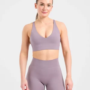 Staple Sports Bra - Mauve Violet