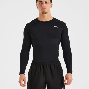 Compression Long Sleeve T Shirt - Noir