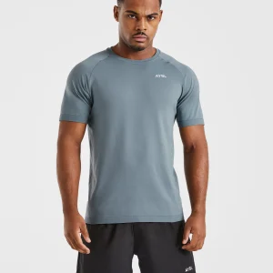 Ascend Seamless T Shirt - Slate Bleu
