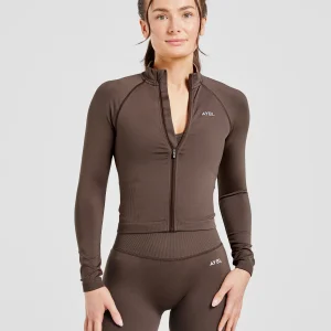 Adapt Seamless Jacket - Brun