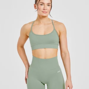 Empower Seamless Sports Bra - Grove Vert