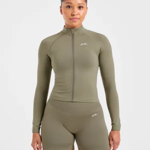 Adapt Seamless Jacket - Muted Olive