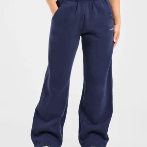AYBL Sports Outline Oversized Straight Leg Joggers - Navy