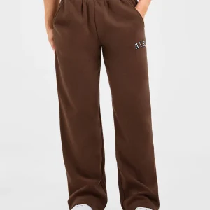 Varsity 2.0 Oversized Straight Leg Joggers - Marron