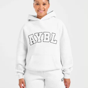 Varsity 2.0 Oversized Hoodie - Heather Gris