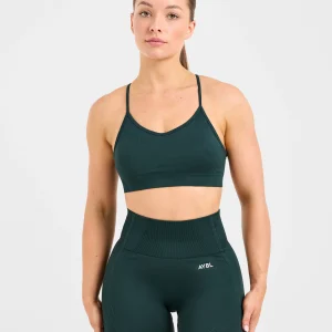 Balance V3 Seamless Strappy Sports Bra - Dark Vert