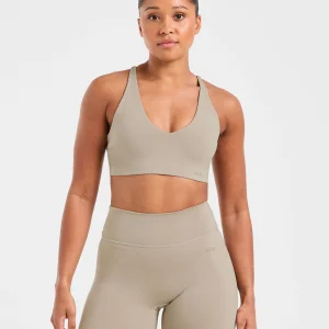 Staple Sports Bra - Muted Taupe