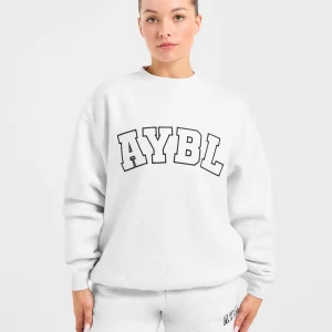 Varsity 2.0 Oversized Sweatshirt - Heather Gris
