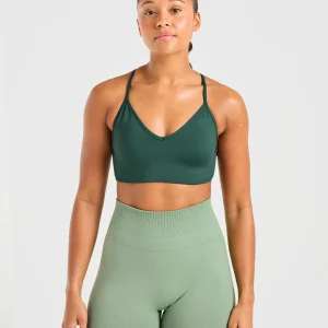 Essential Crossback Sports Bra - Deep Vert
