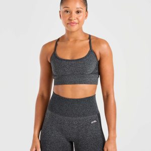 Empower Seamless Sports Bra - Noir Marl