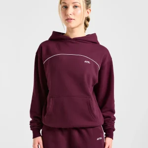 Form Hoodie - Deep Mulberry