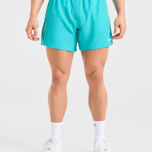 Core 5" Shorts - Aqua Bleu