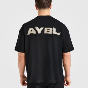 Blur Oversized T Shirt - Noir