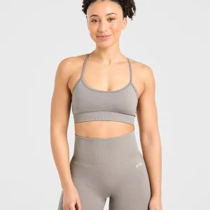 Empower Seamless Sports Bra - Taupe