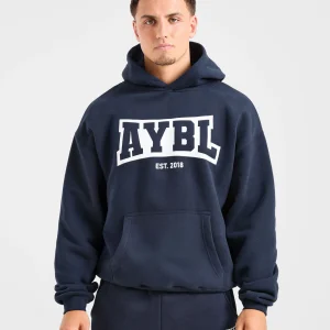 Academy Oversized Hoodie - Navy