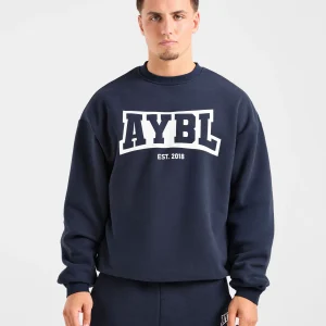 Academy Oversized Sweater - Navy