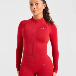 Enhance Seamless Jacket - Rouge