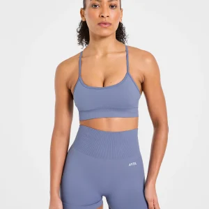 Empower Seamless Sports Bra - Slate Bleu
