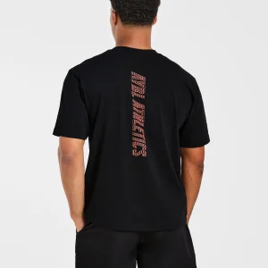 Athletics Performance T Shirt - Noir/Orange