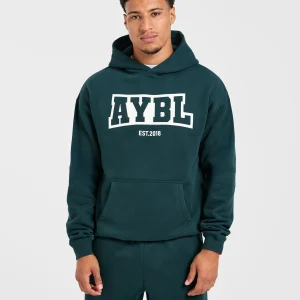Academy Oversized Hoodie - Pine Vert