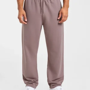 Craft Oversized Straight Leg Joggers - Muted Plum