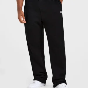 Essential Oversized Straight Leg Joggers - Noir