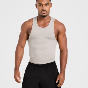 Muscle Ribbed Tank - Cloud Gris