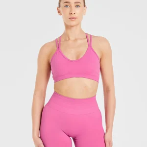 Power Seamless Sports Bra - Rose