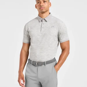 Precision Stripe Polo - Gris