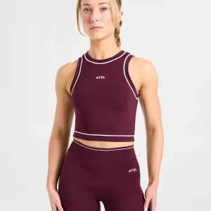 Form Tank Top - Deep Mulberry