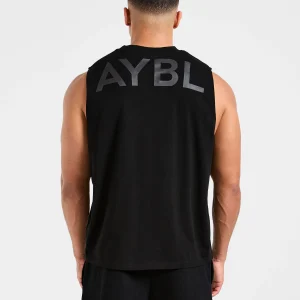 Essential Oversized Graphic Tank - Noir