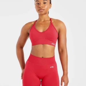 Adapt Seamless Sports Bra - Salsa Rouge