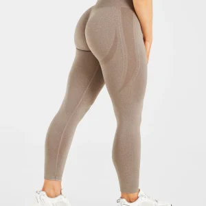 Empower Seamless Leggings - Taupe Marl