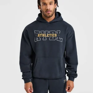 Athletics Oversized Hoodie - Navy