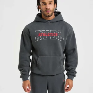 Athletics Oversized Hoodie - Charcoal