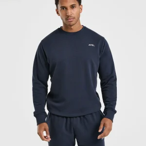 Essential Lightweight Sweater - Navy